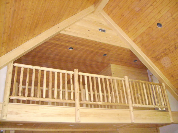 Interior Traditional Cedar Railing