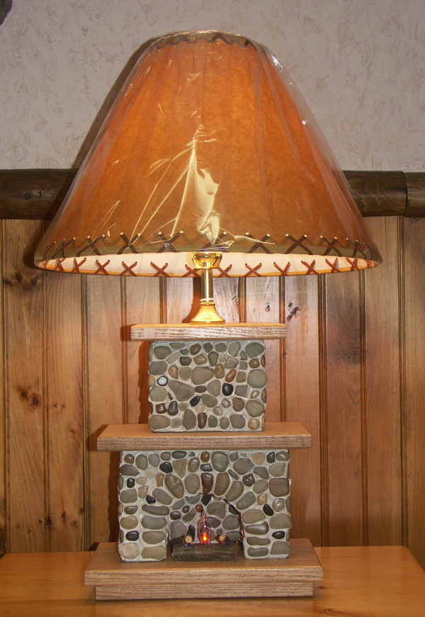 Small & Large Fireplace Lamp