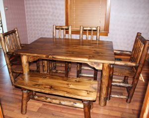 S Archive Briar Hill Furniture, Used Dining Table And High Back Chairs 2 Package